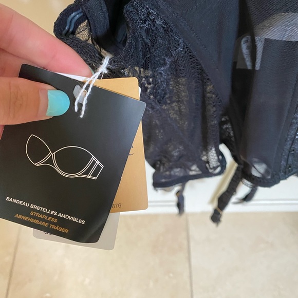 Brand New Chantelle Bandeau Bretelles Amovibles - Picture 6 of 9